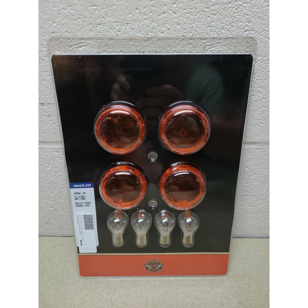 Harley Davidson Bullet Turn Signal Lens - Smoked - Brand New